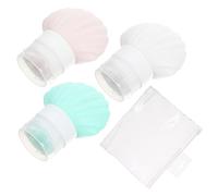 Mikinona Lot De 3 Flacons De Voyage En Silicone Anti-fuite Pour Produits De Toilette Contenants De Shampoing Et Daprès-shampoing De 40 Ml Embout Pressable