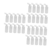 Mikinona Lot De 3 Flacons Vides En Plastique De 50 Ml Avec Couvercle Pour Voyage Eau Émolliente Gel Et Émulsion 10 Pièces X 3