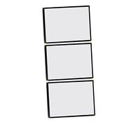 Mikinona Lot de 3 Protège-Menus en PVC Transparent A4 Couverture de Menu Anti-Tache pour Restaurants Cafés et Événements Protection Solide et Facile à Nettoyer
