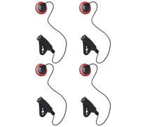 Mikinona Lot de 4 micros de rechange pour guitare acoustique : transducteur à prise jack 3,5 mm pour l’amplification et l’enregistrement d’instruments à cordes électro-acoustiques.