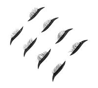 Mikinona Lot De 4 Paires De Stickers Pour Eye-liner À Paillettes Noires Pour Un Maquillage Rapide Et Sans Effort