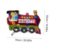 Mikinona Lot de 5 Ballons en Aluminium de Véhicule Grand Format Rouge Auto-Scellants pour Décoration de Fête d'Anniversaire et Accessoires de Fête Garçon et Filles