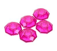 Mikinona Lot de 5 Capuchons pour Pédale Effet Guitare en Plastique Pourpre Surface Antidérapante et Montage Rapide, pour Musiciens en Concert