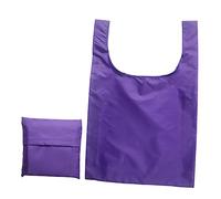 Mikinona Lot De 5 De Courses Carrés en Polyester Pochettes Pliables pour À Main Rangement Réutilisable Et Robuste pour Fruits Sandwichs Aliments Salissants Collations Sèches