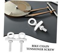 Mikinona Lot de 50 Boulons De Fixation pour Chaîne De Vélo Tendeur De Chaîne De Vélo Boulon De Réglage De Vis De Tension De