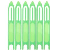 Mikinona Lot de 6 Aiguilles à Filet en Plastique - Outil de réparation de Filets de pêche pour Le Tissage et la réparation de - Aiguilles Vertes pour la de Lignes de