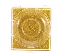 Mikinona Lot de 6 boîtes de rangement pour faux cils à paillettes avec fond brillant pour une organisation facile
