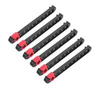 Mikinona Lot de 6 Compteurs de Score pour Foot de Table en Plastique Noir Indicateurs de Score Coulissants Accessoires de Remplacement pour Suivi Précis des Points Lors de Parties Entre