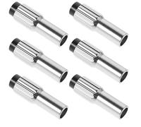 Mikinona Lot de 6 Vis de Réglage du Barillet de Changement de Vitesse pour Vélo en Alliage D'aluminium, Tendeur de Câble en Ligne pour Dérailleur Arrière Compatible VTT, Route et