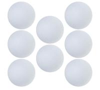 Mikinona Lot de 8 Balles de Foot 36 MM Blanches en ABS pour Mini Foot de Table Accessoires Légers et Doux pour Jeux d'Garçon et Filles et Loisirs en Plein Air