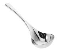 Mikinona Louche à Sauce Inox Miroir Cuillère Service Robuste pour Sauces et Jus Compatible Lave Ustensile Cuisine Multifonction pour Restaurant et Maison