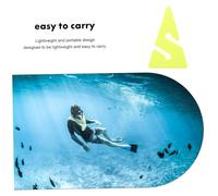 Mikinona Marqueur de Ligne de Plongée Technique Portable Indicateur Fluorescent Jaune pour Plongée Cave Équipement et Visible pour Guidage Subaquatique