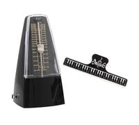 Mikinona Mécanique pour Piano Guitare et Erhu avec Clip pour Partitions Boîtier Abs Antichoc Large Du pour Pratique Rythmique Précise Couleur Aléatoire Couleur Aléatoire