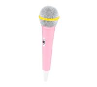 Mikinona Microphone Garçon Fille Mini Rose Simulation Réaliste Légère Plastique Sécurité Cadeau Scène Karaoké Fille