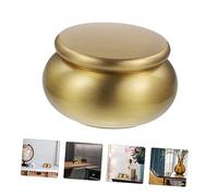 Mikinona Mini-boîte Urne Funéraire en Cuivre Scellée, Contenant Hermétique pour Cendres, Pot Rond Petit Bidon Solide, Conservation Sécurisée pour Usages Funéraires Et Décoratifs