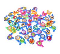 Mikinona Mini Disque Volant Garçon Fille Lanceur de Disques Rotatifs Multicolores pour Jeux Extérieurs et Fêtes