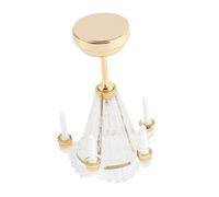 Mikinona Mini Maison Suspension LED Modèle Décoratif pour Scène Miniature DIY Lampe de Simulation Sécurisée pour Chambre de Poupée