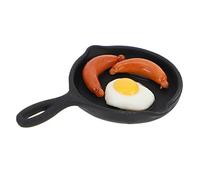 Mikinona Miniature Poêle Fer pour Maison de Poupée Accessoire Cuisine Garçon Fille Décoration Réaliste et Cadeau Ludique