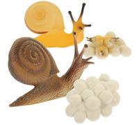 Mikinona Modèle Éducatif Cycle de Croissance des Escargots en Plastique, Ensemble de Figurines Miniatures Réalistes, Jouets pour Garçon et Filles, Kit Pédagogique Ludique pour