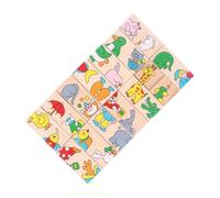 Mikinona Montessori Puzzle Domino Animaux pour Garçon Fille Jeu Éducatif Interactif Bois Éveil Visuel et Coordination Main-œil Cadeau pour Garçons et Filles