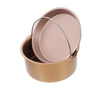 Mikinona Moule à Pizza Et Gâteau Pour Friteuse à Air Ustensiles De Cuisine Avec Plateau Rond Et Poignée Pour Cuisson De Pizzas Tourtes Et Omelettes