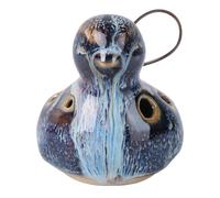 Mikinona Ocarina Forme Oiseau Portable Ergonomique Facile à Jouer pour Débutants et Musiciens Amateurs Cadeau Musical Décoratif Couleur Aléatoire