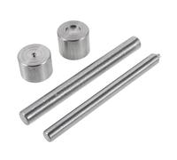 Mikinona Outil à Œillet Manuel 10mm Kit de Pose 4 Pièces Perforatrice pour Œillets en Métal, Accessoires Réparation Bottes, Cuir, Tissu, Rideaux et Loisirs Créatifs, Outil Portable