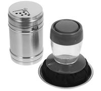 Mikinona Outil de Cuisine Pratique pour Set de Applicateur Huile Inoxydable avec Pot à Assaisonnement et Plateau Épandeur pour Pancakes Bacon et Œufs