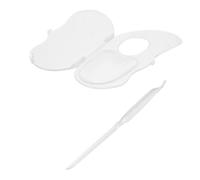 Mikinona Palette de Maquillage Cosmétique avec Spatule Kit pour Mélange de Pigments pour Fond de Teint et Fards à Paupières Outil de Beauté Portable et