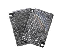 Mikinona Panneau Rétroréfléchissant Photoélectrique 2 Pièces pour Capteur Industriel, Haute Résistance aux Intempéries, Compatibilité Élevée, Usage Sécurité Routière, Fonction Miroir,