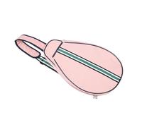 Mikinona Paquet de Raquette de Badminton Portable à Bandoulière Rembourrée, Tissu, Taille Unique, pour Rangement et Transport D’équipement de Sport Lors D’entraînements et Activités