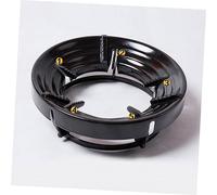 Mikinona Pare-vent Pour Cuisinière à Gaz En Émail, 5 Ouvertures, Couvre-feu, Coupe-vent Anti-dessèchement, Protection Pour Usage Domestique Et Restauration