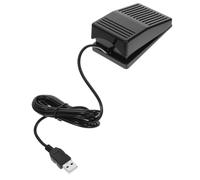 Mikinona Pédale USB Antidérapante pour Commande à Pied Interrupteur Momentané pour Jeux Transcription et Applications