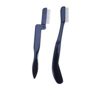 Mikinona Peigne à Sourcils Pliable en Acier Inoxydable Lot de 2 Outil de Maquillage pour Sourcils et Cils Poignée en Plastique Pratique Toilettage