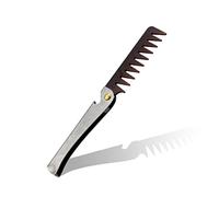 Mikinona Peigne Pliable à Dents Fines Acier Inoxydable Anti-statique Et Massage Outil Coiffant Portable Pour Hommes Pour Barbe Et Coupe De Cheveux Compact Et Facile à Transporter