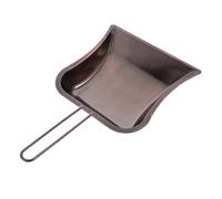 Mikinona Pelle à poussière en Acier Inoxydable poussières Nettoyage Seau Manche Long Pelle à poussière Mini Pelle à poussière de Cuisine Pelle à poussière en métal à Manche Court Vert Olive