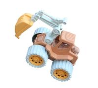 Mikinona Pelleteuse pour Garçon et Filles en Plastique Solide, Modèle de Véhicule D'ingénierie Coloré, Pelleteuse Éducative Sécurisée, pour Jeu Cognitif et Développement des Tout-Petits