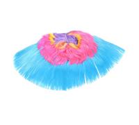 Mikinona Perruque Costume Party Colorée Arc Ciel Punk Accessoire Cheveux Créatifs pour Fête Halloween et Carnaval