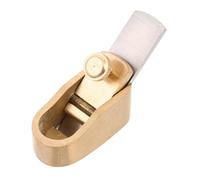 Mikinona Petit rabot à main pour le travail du bois, outil de luthier en laiton, mini rabot à bois pour fabrication de violons et ateliers, accessoire portable pour projets créatifs