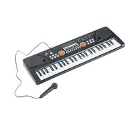 Mikinona Piano Électronique Garçon Fille Touches Multifonction avec Micro Éducatif Musical Clavier Électronique pour Garçons et Filles Apprentissage Précoce et Développement Sensoriel