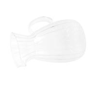 Mikinona Pichet à Lait Verre Transparent Cruche Rétro Multifonction pour Crème et Récipient à Sauce et Latte Art Pot à Conservation de Lait pour Cuisine