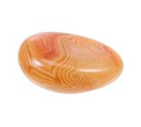 Mikinona Pierre Naturelle En Agate Rouge Roulée à La Main 4-5 Cm Lot De Pierres Cristaux à Surface Lisse Décoration Intérieure Et Contemplation Portables Pour Bien-collection