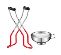 Mikinona Pince à Bocal Antidérapante Préhenseur de Bocaux Isolant Thermique Outil de Cuisine Ergonomique pour Sécurisé des Conserves