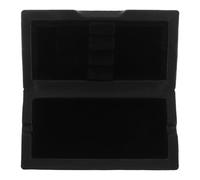 Mikinona Players de hautbois Storage à l'anche coffret Affaire des anche stockage de roseaux compacts Porte-anneau de performance Organisateur de compact tissu floqué Black