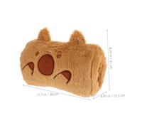 Mikinona Pochette Chauffante Main Peluche Douce avec Housse Remplaçable Coussin Chaud Hiver pour Bureau Étudiants et Dortoirs