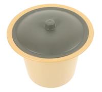 Mikinona Pot De Chambre Couvercle En Plastique Portable Anti-odeur, Seau à Urine Réutilisable Pour Adultes Seniors Femmes Enceintes, Usage Domestique Et Voyage, Bassin Hygiénique Pratique