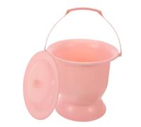 Mikinona Pot de Chambre Portable Plastique avec Couvercle Urinal Léger et Compact pour Adultes Garçon Fille Femmes Enceintes Usage Domestique et Nuit Toilette Pratique pour Camping et