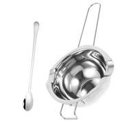 Mikinona Pot de Fusion Acier Inoxydable Set pour Beurre Chocolat Fromage Fondue Cuisson Douce Cuisine