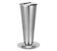 Mikinona Pot Distributeur de Boules de Coton en Acier Inoxydable 304, Grand Format, Cône Inversé pour Distribution Précise, Bocal à Pinces Multifonction pour Laboratoire et Salon de