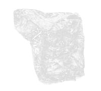 Mikinona Pouf Gonflable Transparent pour Garçon et Filles 60X40X60 CM en PVC Imperméable Housse Zippée, Siège de Rangement pour Peluches, Pouf Décoratif et Pratique pour Chambre D’Garçon et